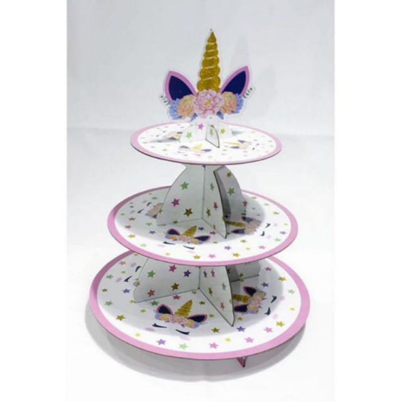 Cup cake tier unicorn - standing cake unicorn - cupcake tier unicorn