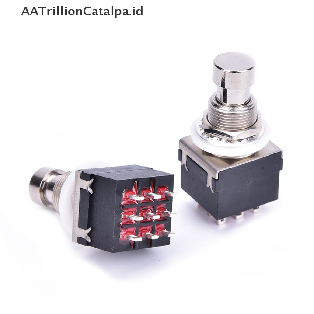 Aatrillioncatalpa 5pcs Pedal Efek Gitar Elektrik 3PDT 9-Pin Dengan True Bypass