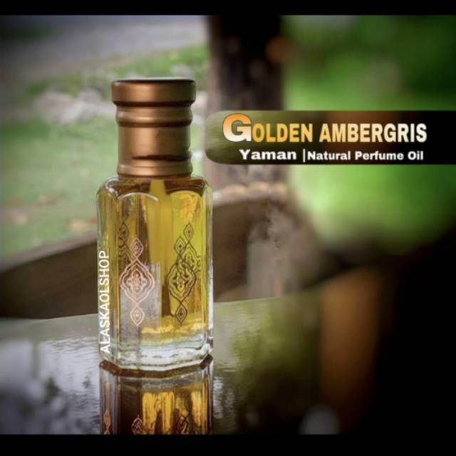 6ML Golden Ambergris Yaman Parfum Oil (Parfum Arab Minyak Wangi Nabi)