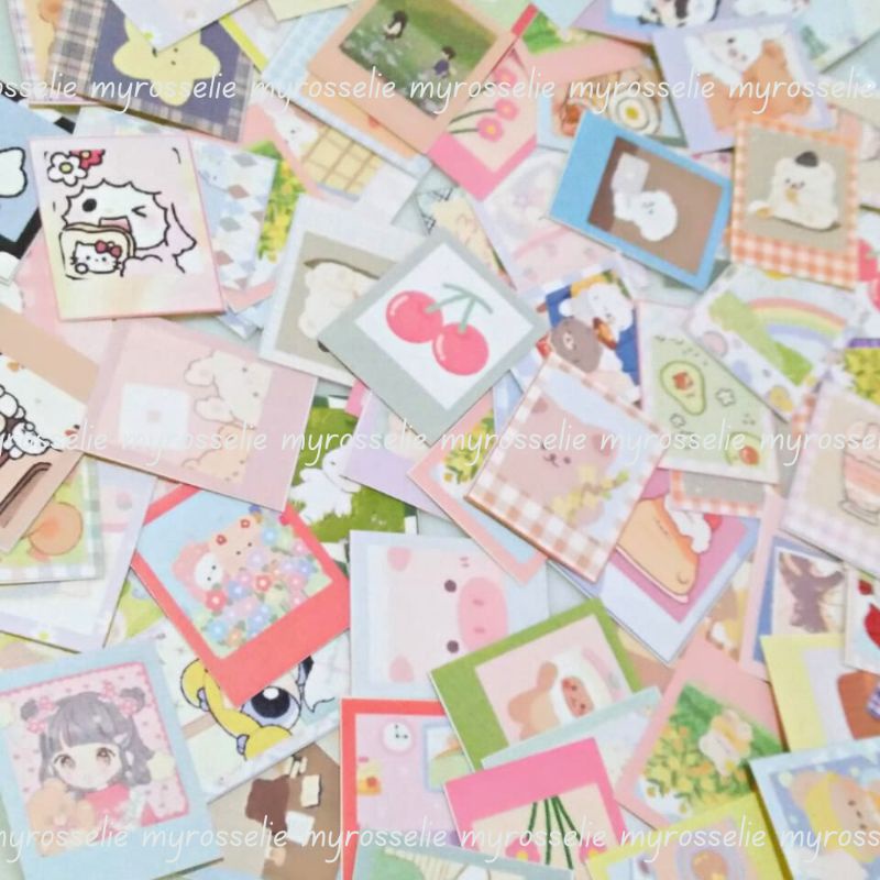 

STIKER KOTAK LUCU STIKER SEGEL LUCU STICKER PACKAGING KAWAII UNTUK DEKORASI JOURNAL NOTEBOOK