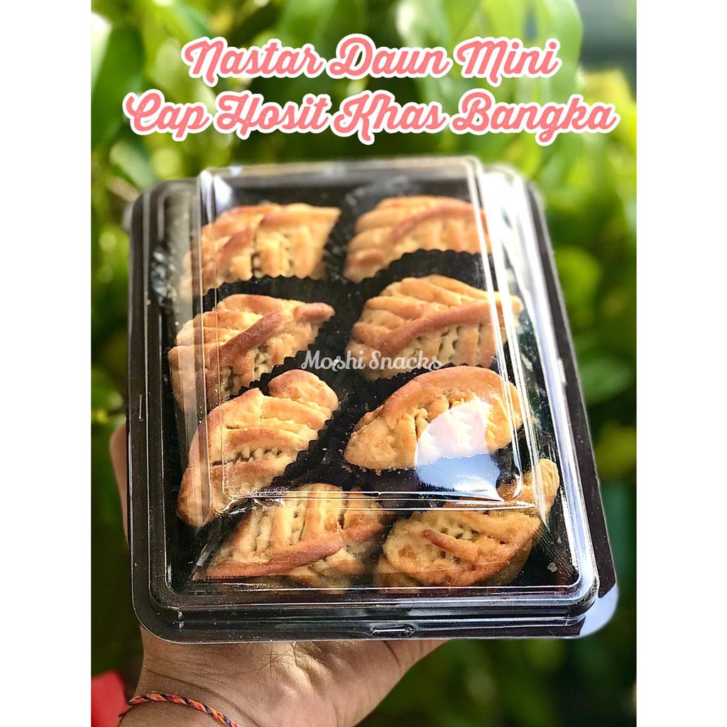 

Kue Nastar Daun Mini isi 16 Khas Bangka Homemade / Cookies Nastar Nanas Lumer