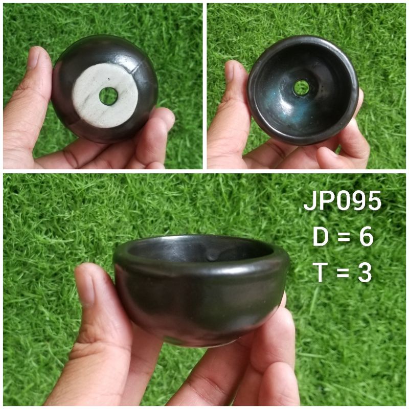 Pot Keramik Mini Bulat JP095