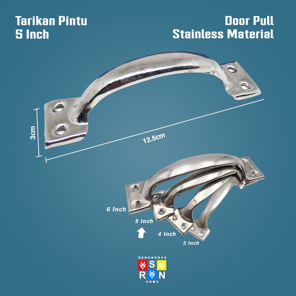 Tarikan Laci 5&quot; (2pcs) / Handle Lemari Resonance Home