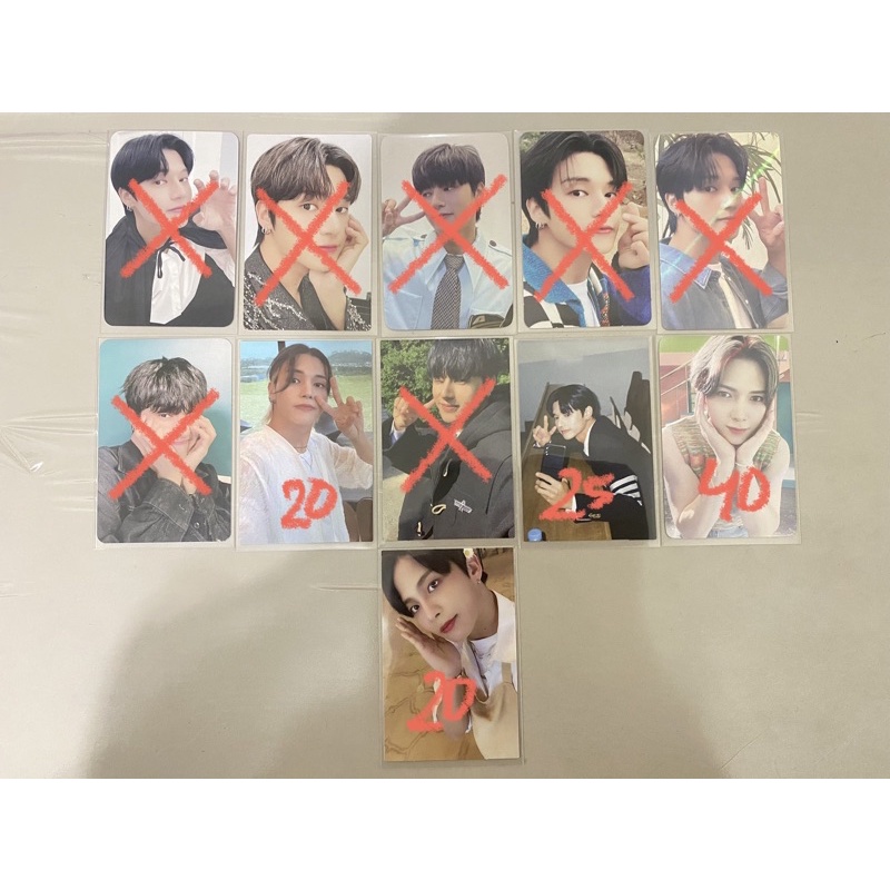 PHOTOCARD OFFICIAL WOOYOUNG YEOSANG JONGHO ATEEZ FEVER PT 3 FEVER EPILOGUE OTY