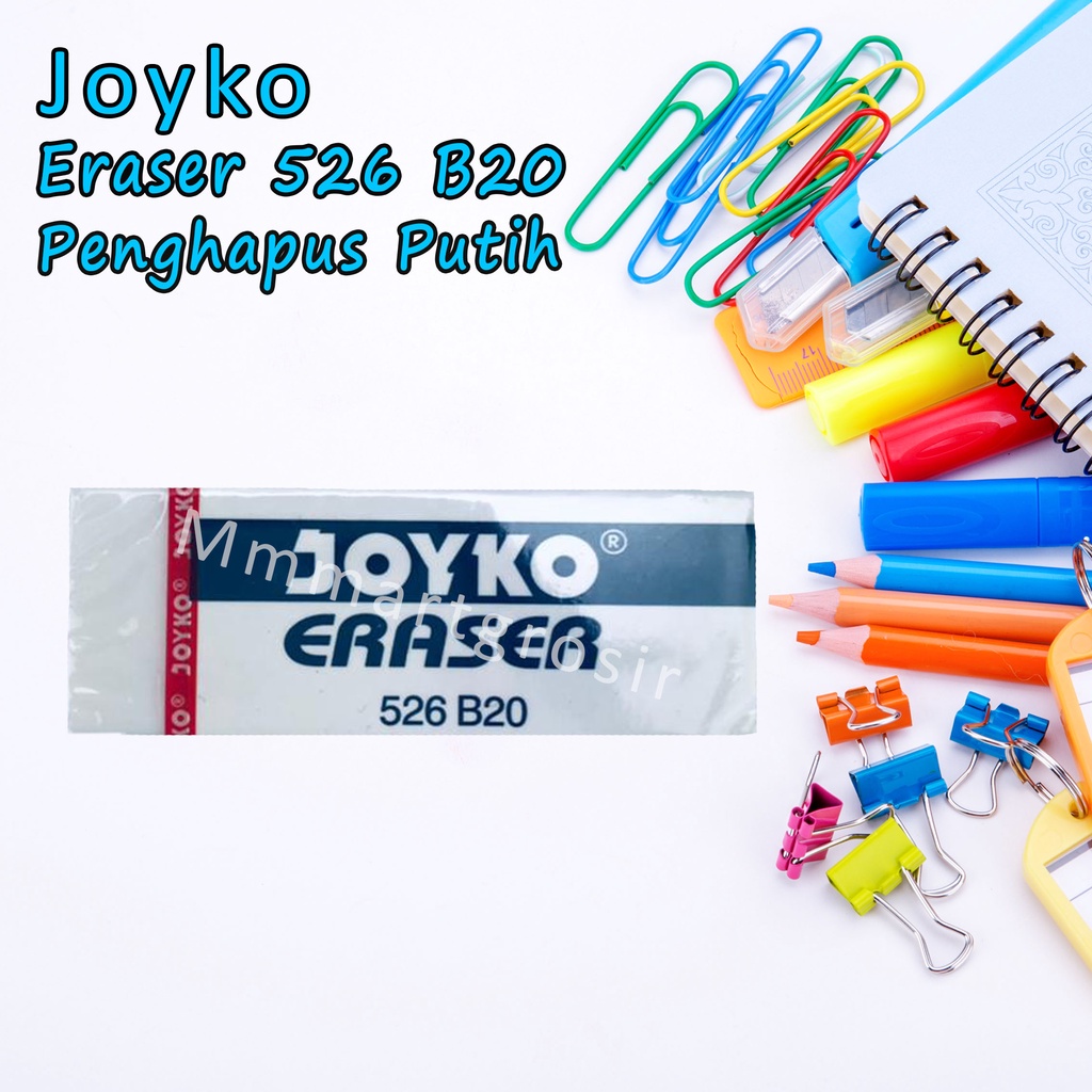 Joyko /  Penghapus Joyko / warna putih / 526 B20