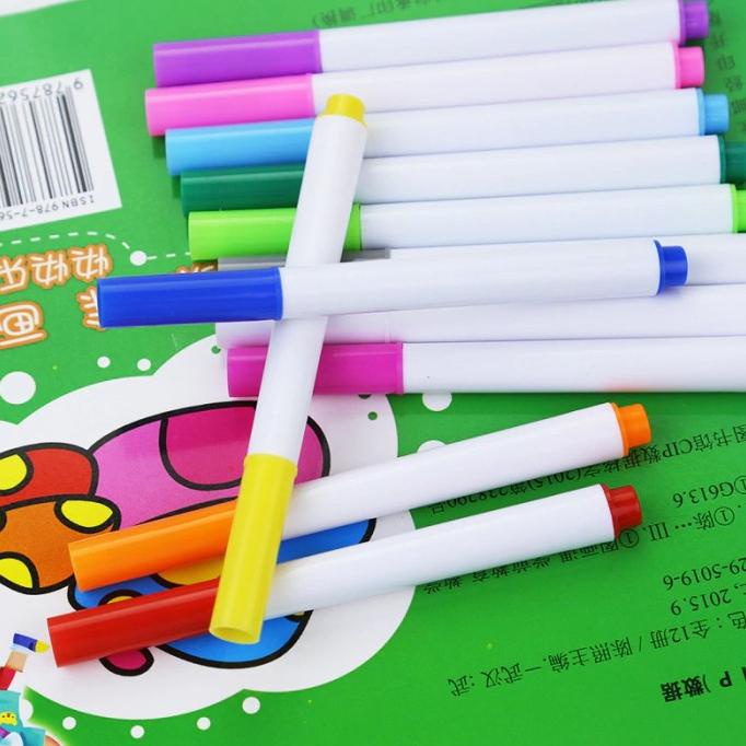 

Buku Gambar Punya Refill Spidol 12 Warna / 12 Pcs Pen Warna Magic Book