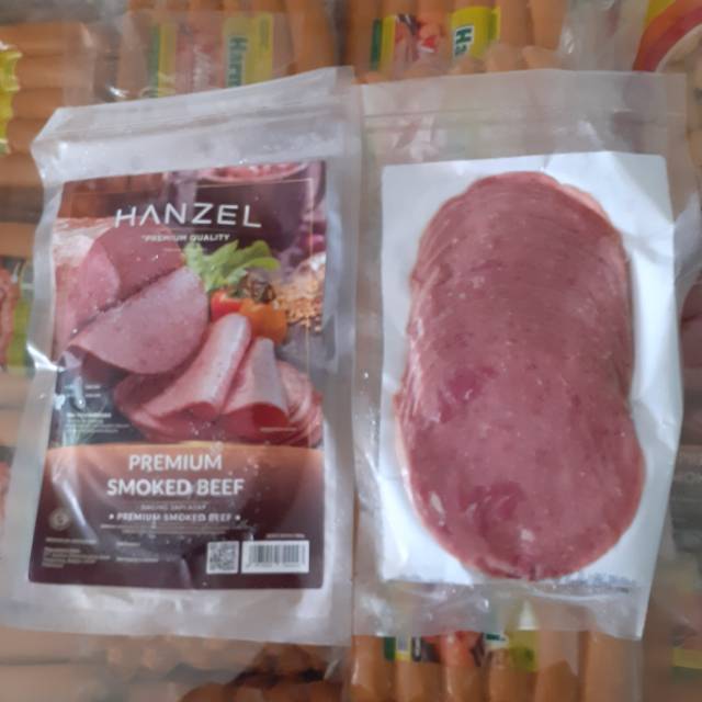 

Hanzel Premium SmokedBeef isi 10 pcs 200 gr