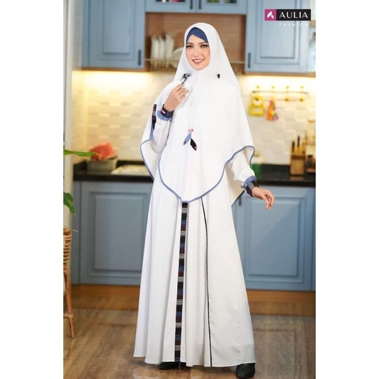 AULIA SET GAMIS ZEHRA BROKEN WHITE LURIK