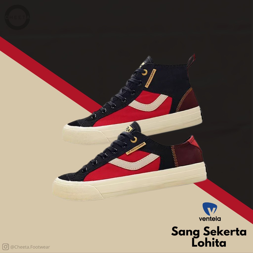 Sepatu Sneakers Ventela Sang Sekerta Lohita High/Low