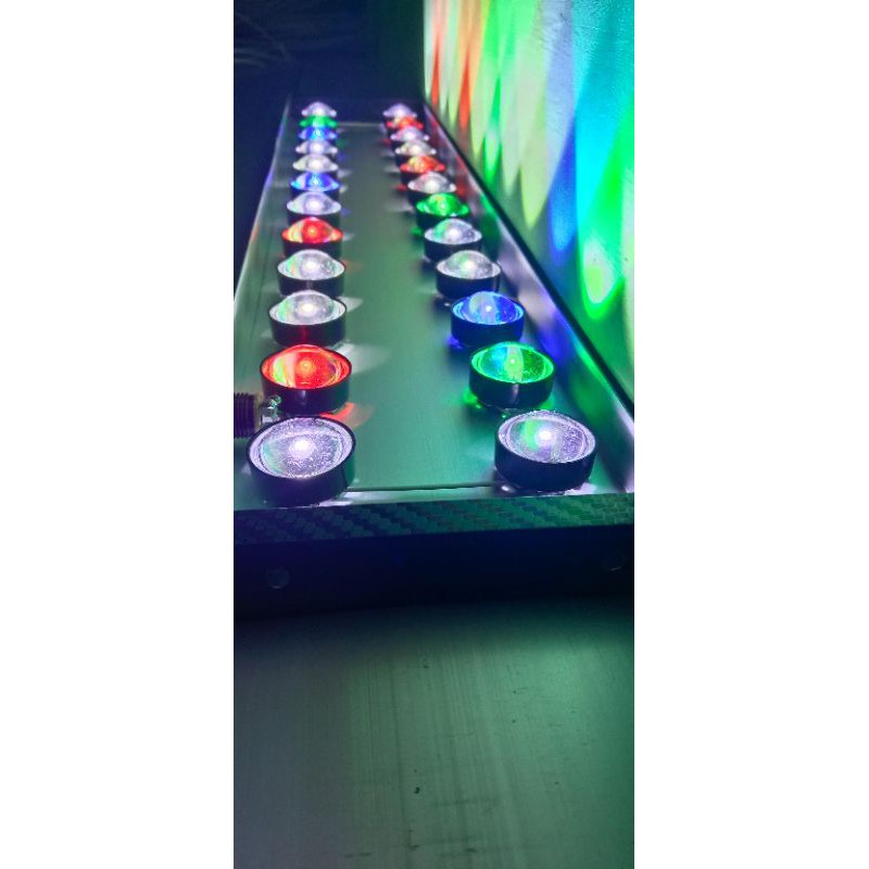 Lampu Aquarium Lampu Led Aquascape Hpl 40 Watt + Lensa L10cm P60cm-100cm