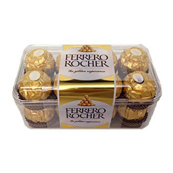 

FERRERO ROCHER CHOCOLATE 16'S 200GR