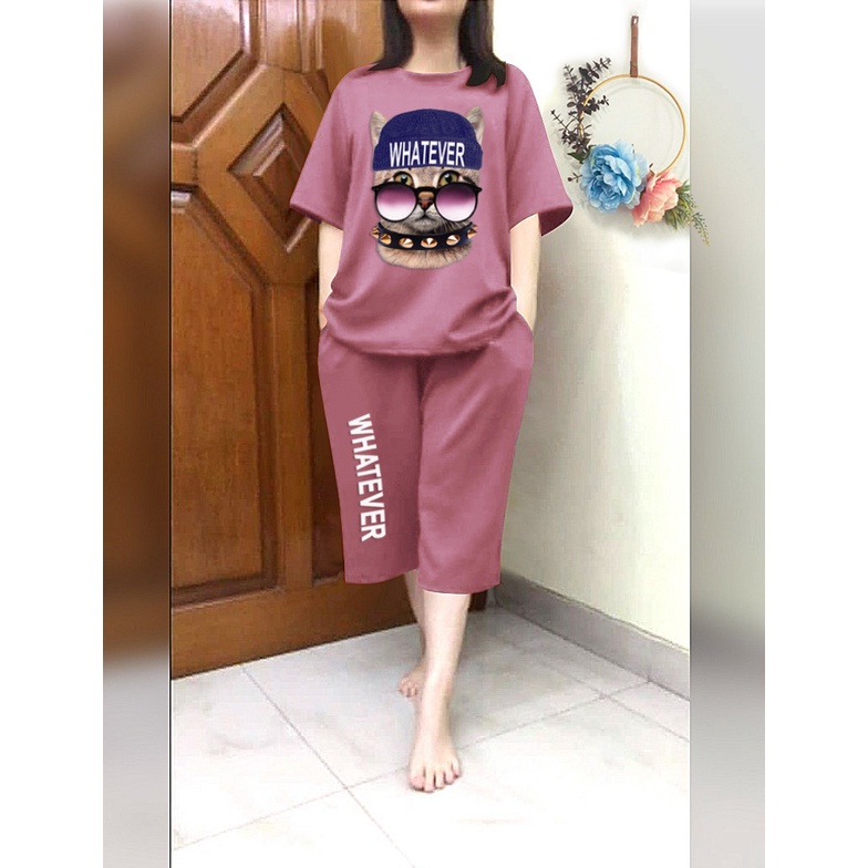 RILLO - Setelan Jumbo 3/4 Whatever Fit XXL