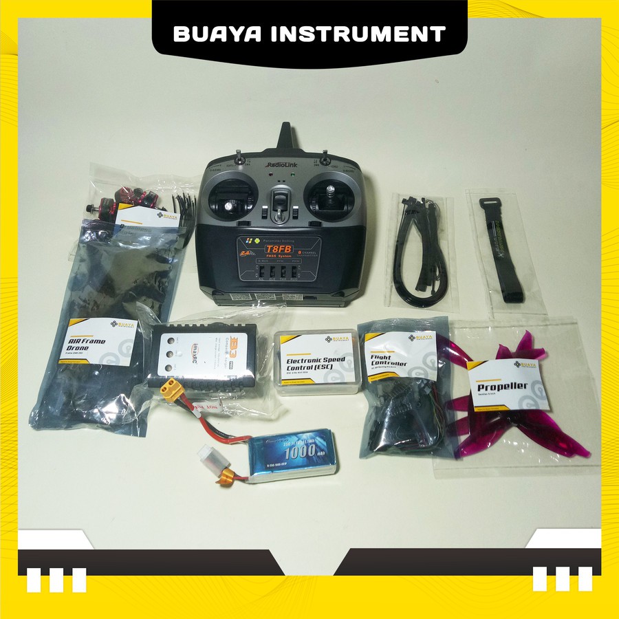 Drone Racing DIY Paket (REGULUS HIGH)+ Remote & Goggles FPV Siap Rakit
