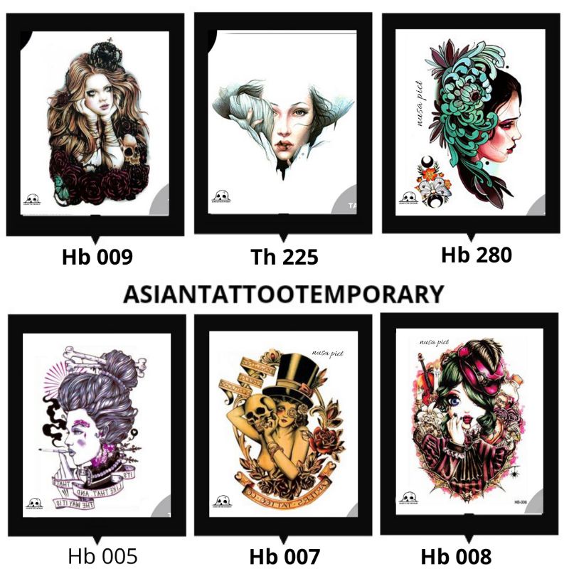 TATTO TEMPORARY/TATO TEMPORER/STIKER TATO/TATTO TEMPORER/TATO KULIT⚠️STOCK TERBATAS