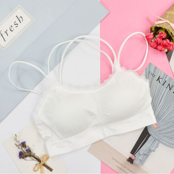 GM456 COD Bra Fashion Wanita Sport Bra Tanpa Kawat Murah Produk Import