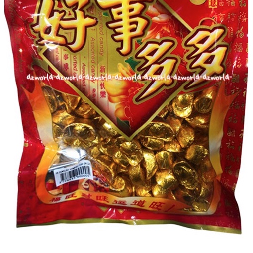 Coklat Yan Bao 200gr Koin Emas China Gong Xi Fa Choi Chocolate Coin Cokelat Model Gold Yanbao Imlek