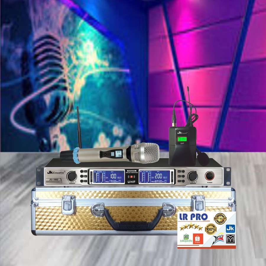 Microphone wirelles Jk coustic JU 1002 HC ( Mic Handle+Body Pack )