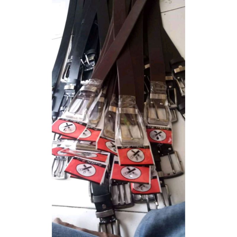 sabuk kulit sapi asli