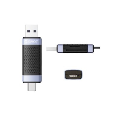 Type-c Usb A 2.0 card reader memory orico SD TF micro sd 480Mbps read single cd2d-ac2 - pembaca kartu memori
