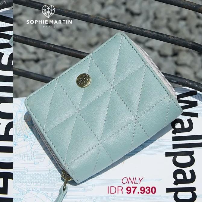 Dompet Sophie Martin Paris GEMAYA GREEN SMALL Dompet kecil wanita
