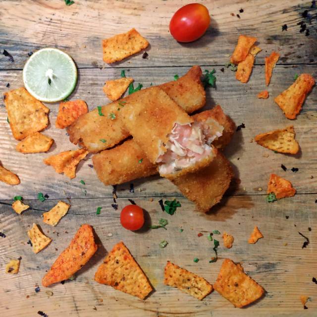 

Risol cheese isi chicken garlic