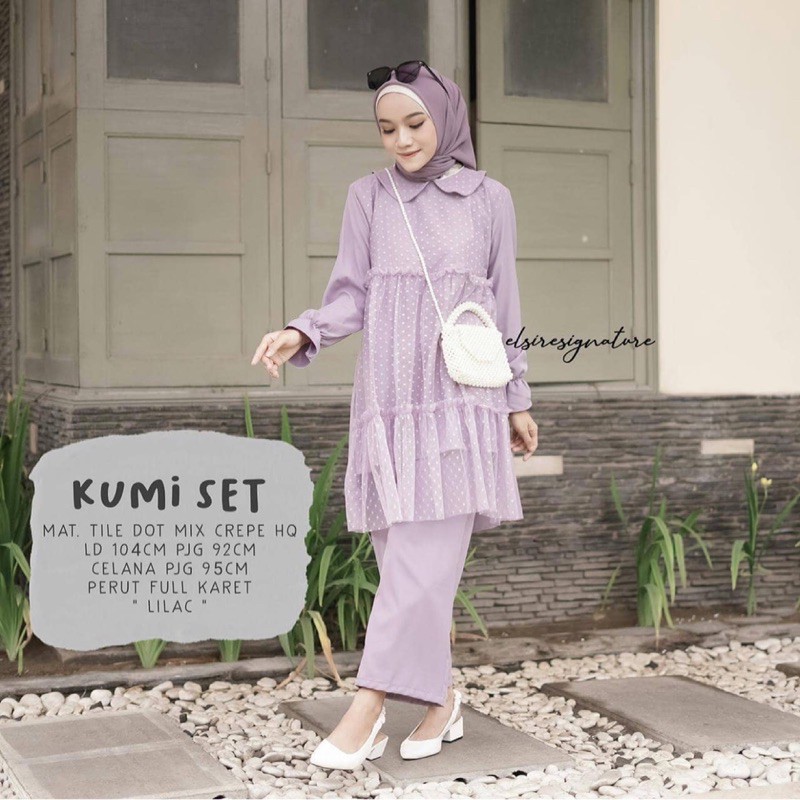 Kumi Set Setelan Baju Wanita | Setelan Wanita | Setelan Celana | Baju Wanita | Baju Set |