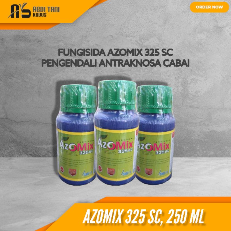 FUNGISIDA AZOMIX 325 SC 250 ML PENGENDALI ANTRAKNOSA CABAI