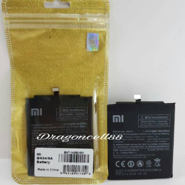 Baterai Xiao Mi Redmi 5A-BN34 original 100%(bukan ori 99)