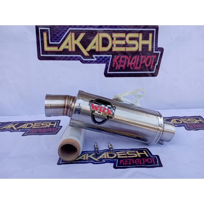 SILENCER (ONLY) KNALPOT WRX (INLET 38/50) BEAT MIO VARIO AEROX SCOOPY NMAX PCX ADV LEXI GENIO DLL