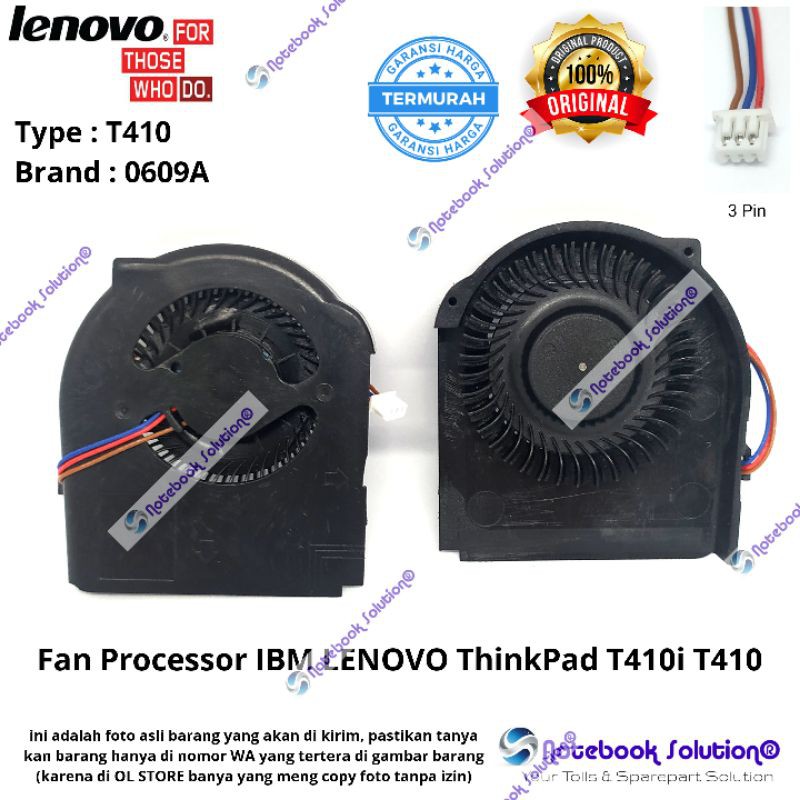 KIPAS COOLING FAN Processor IBM LENOVO ThinkPad T410i T410 BARU 100%