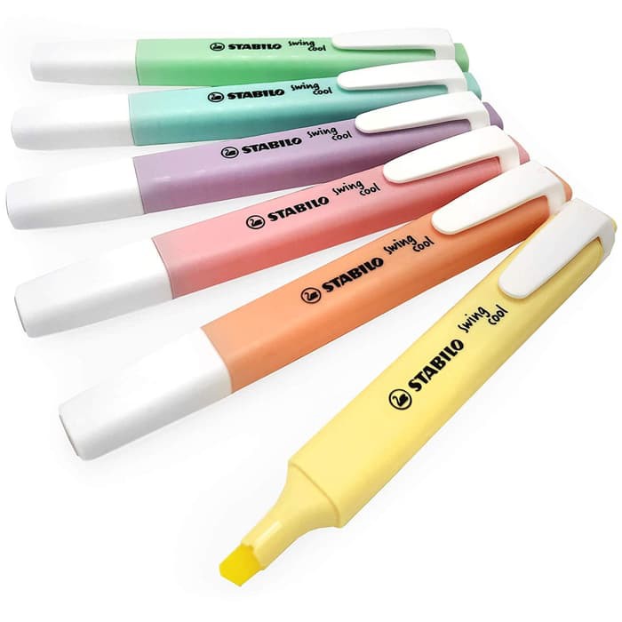 

Highlighter - Stabilo Pulpen - Stabilo Warna Warni Stabilo Swing Cool Pastel Produk Terbaik