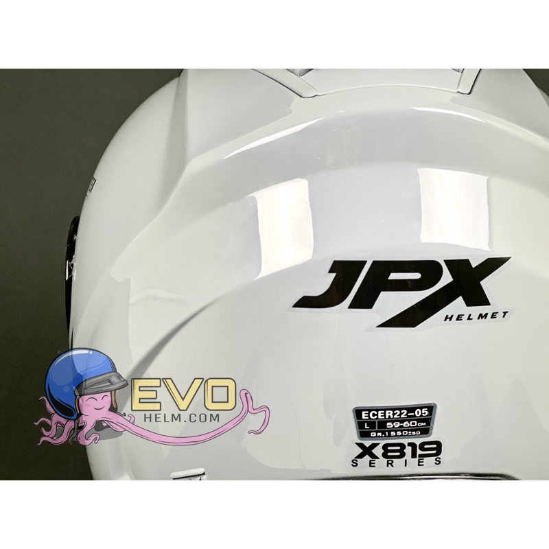 HELM JPX X-819 SOLID GREY ORIGINAL ( ONGKIR 2KG ) - JPX 819 GREY HELM FULL FACE ORIGINAL JPX