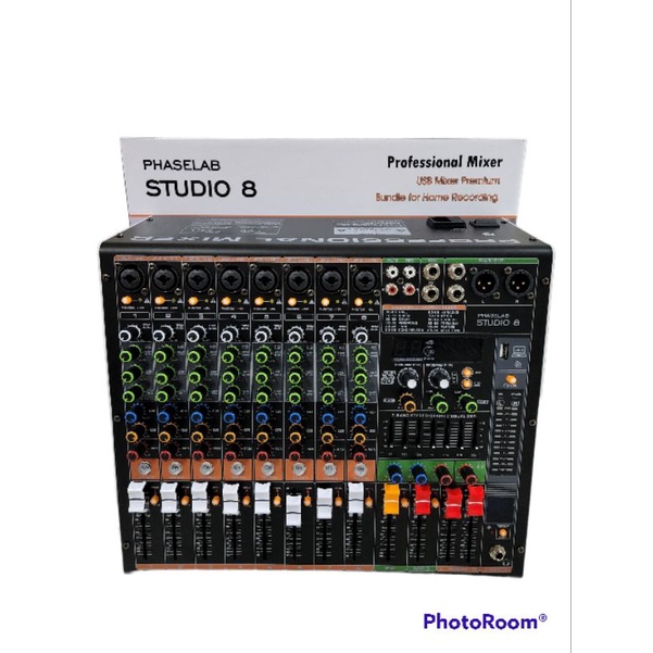 Mixer Audio Phaselab studio8 studio 8 8CH Soundcard phase lab ORIGINAL Garansi