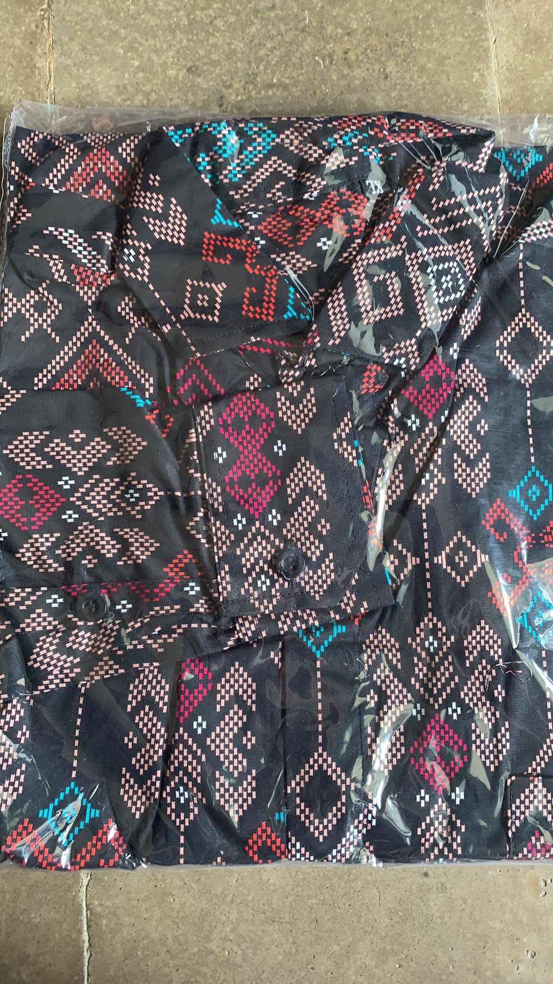 Kemeja Batik Songket Pria Slimfit Modern, Best Seller Motif Parang Murah 6501