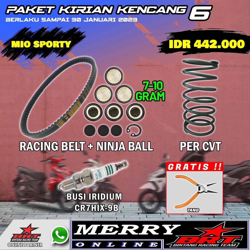 Paket Kirian Kencang  BRT Mio Sporty Nouvo 5TL