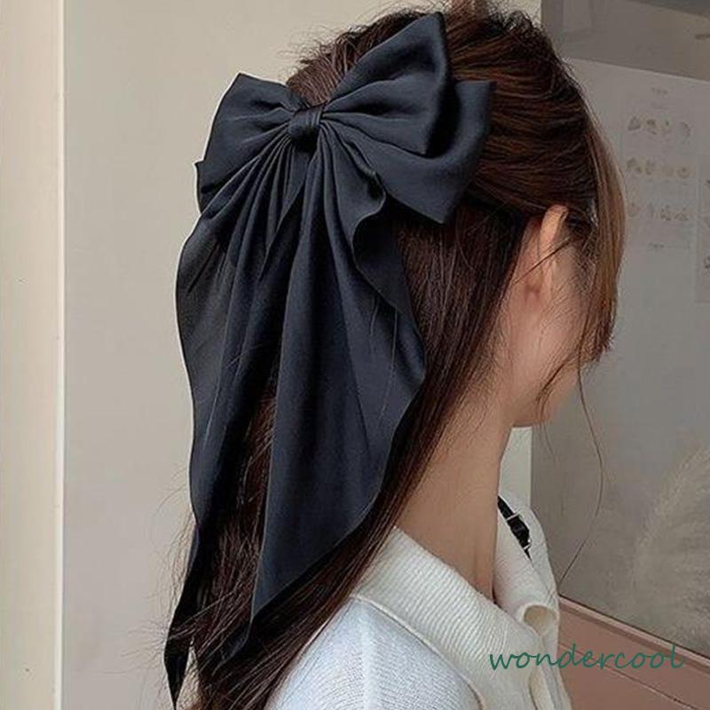 Jepit Rambut Pita Besar Korea / Aksesoris Jepitan Hair Clip / Jepitan Pita IMPORT-Won