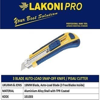 

Hemat Cutter Lakoni Pro Kater Cuter 18 Mm Besar Terlaris