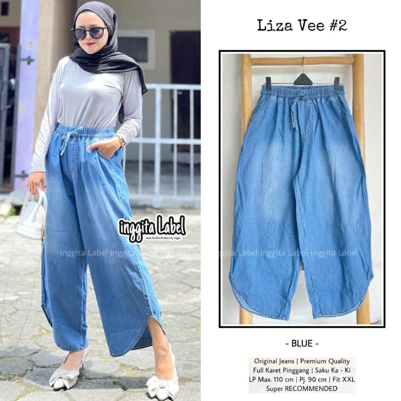 liza vee #2 celana baggy jeans by inggita label