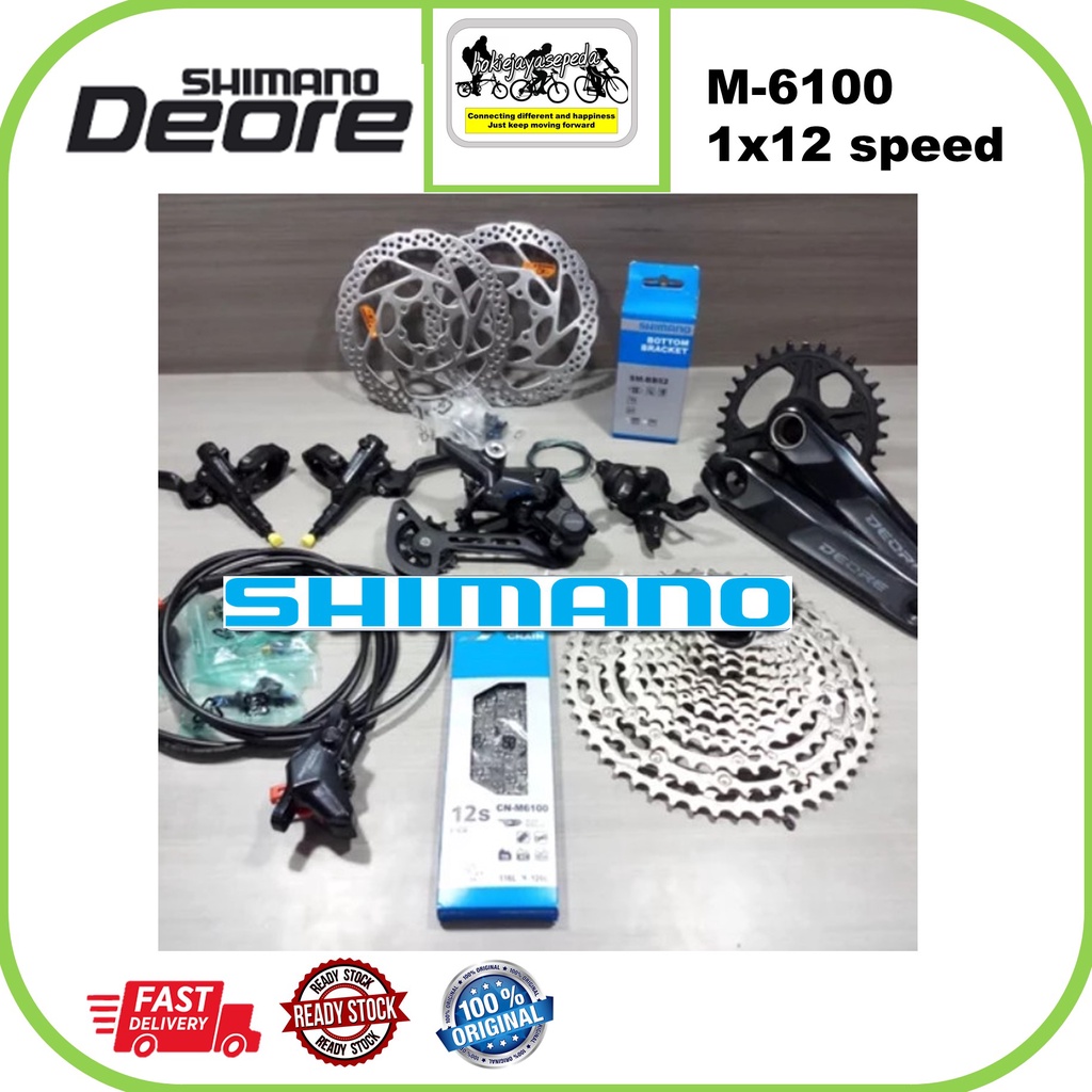 Groupset Shimano DEORE M-6100 Full 12 speed Original