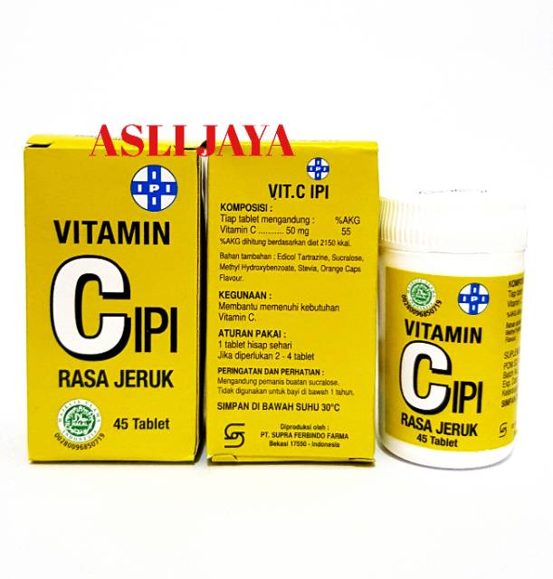 Vitamin C Ipi Rasa Jeruk