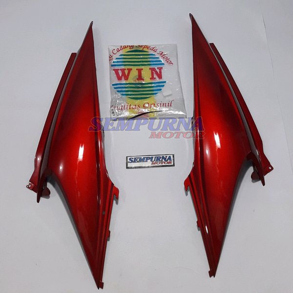 Cover Body Beat Lama 2007 Karburator Warna Merah Maroon Merek Win Kualitas Terjamin