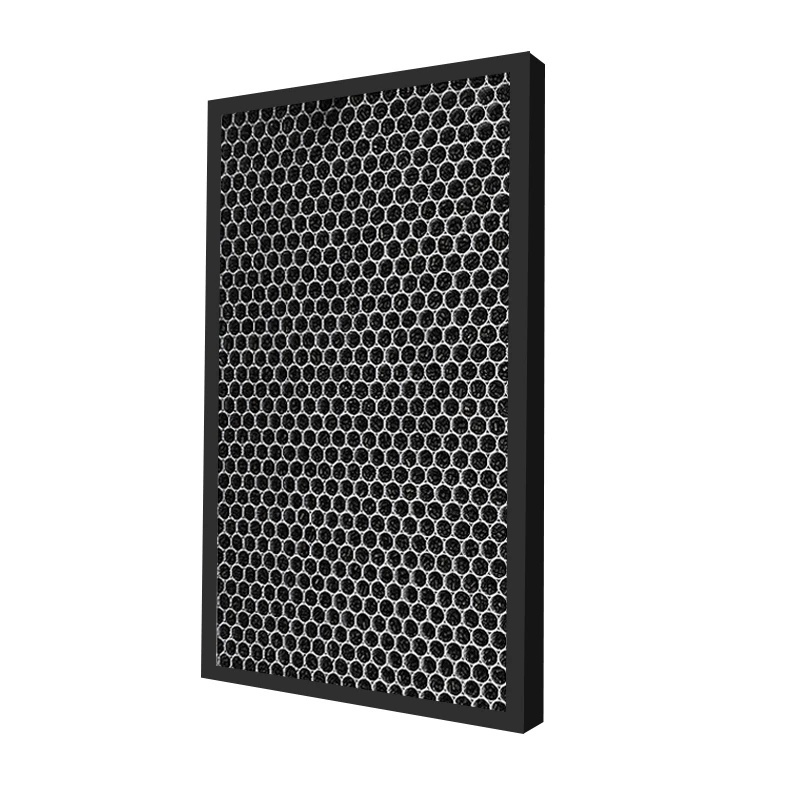 untuk Filter HEPA Sharp Air Purifier FP-G50E FP-G50L FP-GM50E FP-GM50L FP-J40L FP-J40M FP-J40TA FP-JM40L FZ-F50HFE FZ-F50HFE FZ-F50DFE FP-J40E-W  FP-JM40V-B FP-F40 Karbon aktif 380*240mm