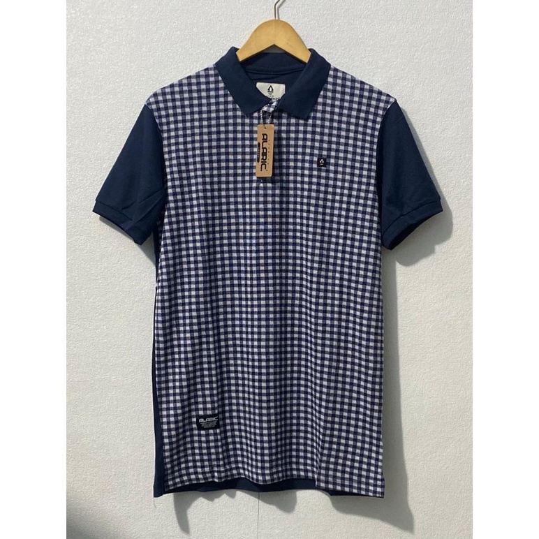KAOS KERAH PRIA PREMIUM TERLARIS HIGH QUALITY//MOTIF KOTAK-KOTAK