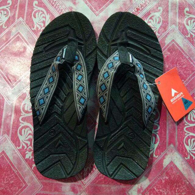  Eiger  Ugimba  Pinch  Pattern 4 Sandals  Blue Shopee Indonesia