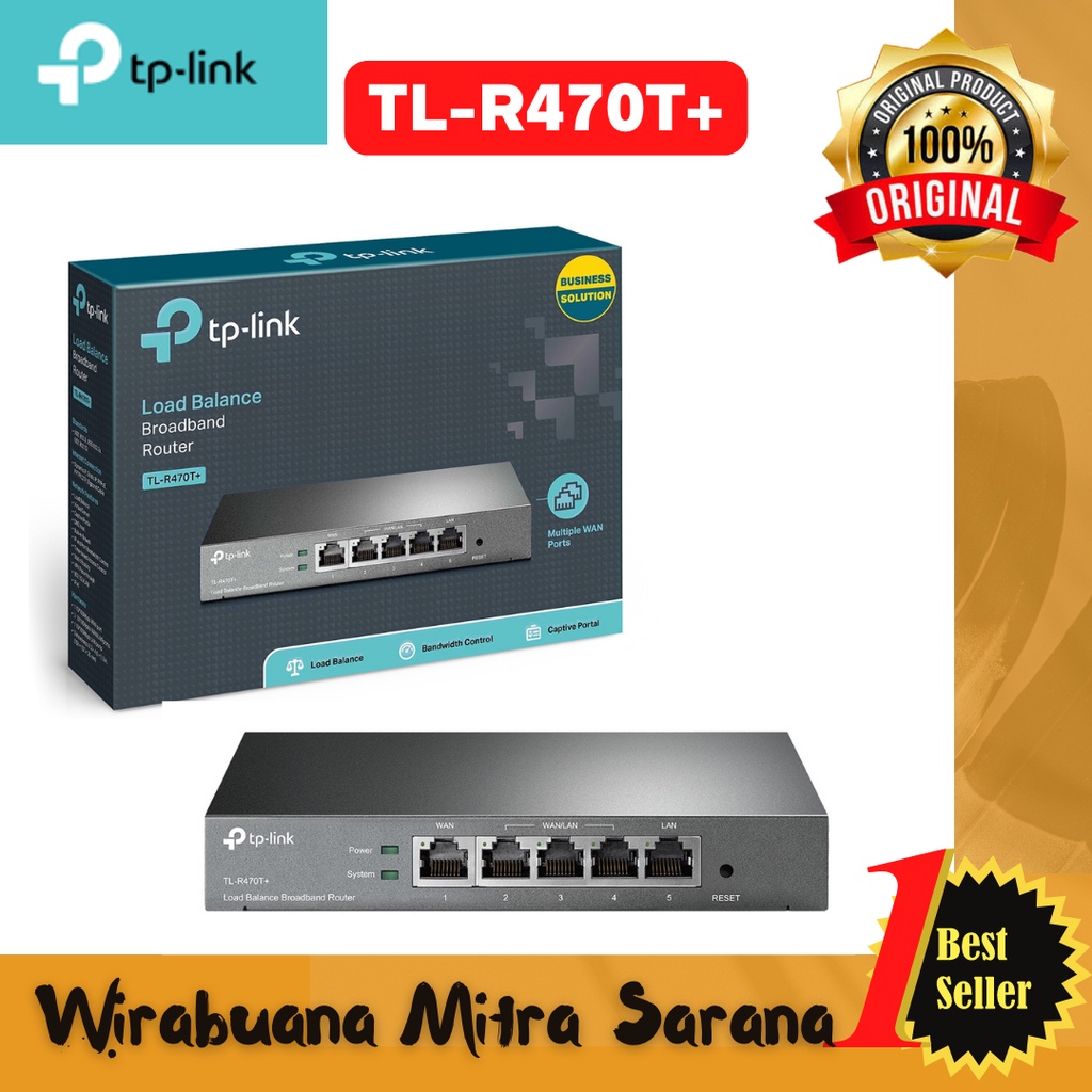 Load Balance Broadband Router TPLINK TL-R470T+