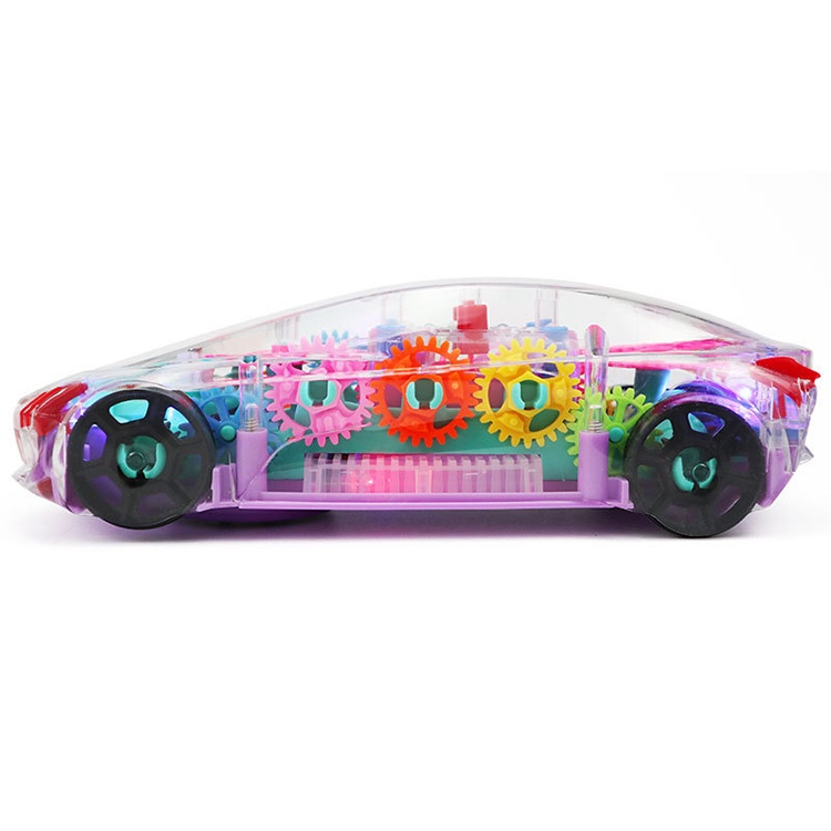 Mainan Anak Mobil Concept Racing LED Full Colour Music/Body Transparan BRO-1319