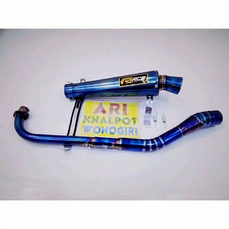 knalpot kidal bluemoon RCB Jupiter Z Vega Shogun Supra kharisma smash