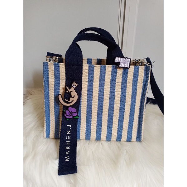 Preloved Marhen J Rico Mini Stripe Blue