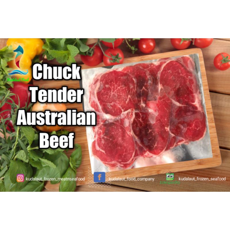 

Chuck Tender Australian Beef ; Vaccum Pack 250 gr