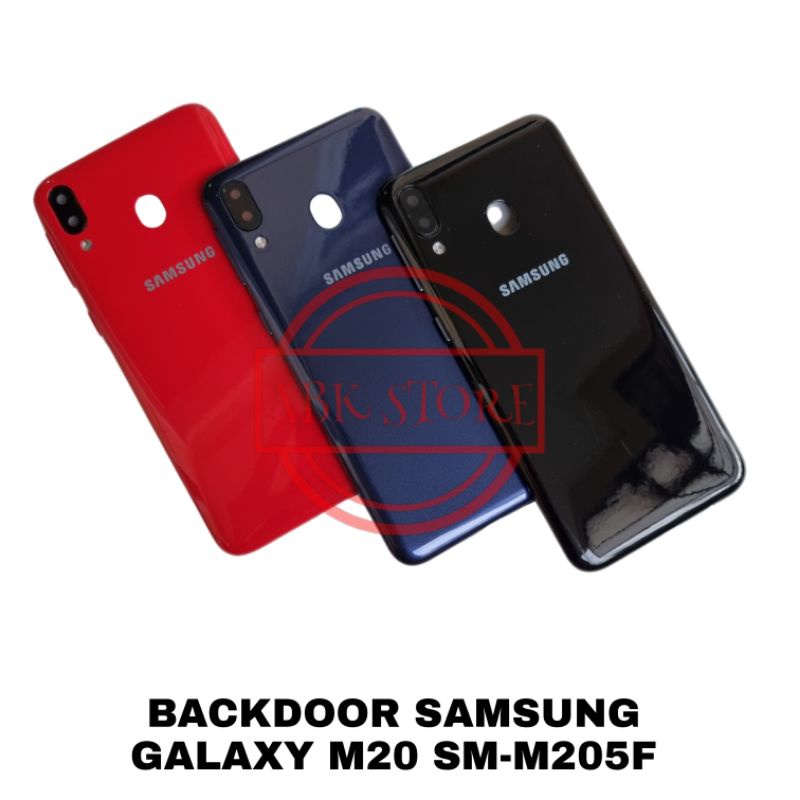 TUTUP BELAKANG BACKDOOR BACKCOVER BACK CASING SAMSUNG GALAXY M20 SM-M205F HOUSING